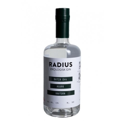 Radius Gin 044 Agurk Havtorn ØKO 43% ABV 50 cl