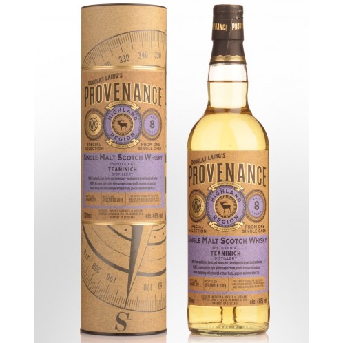Provenance Teaninich 8 YO Single Malt - 46% ABV - 70 cl.
