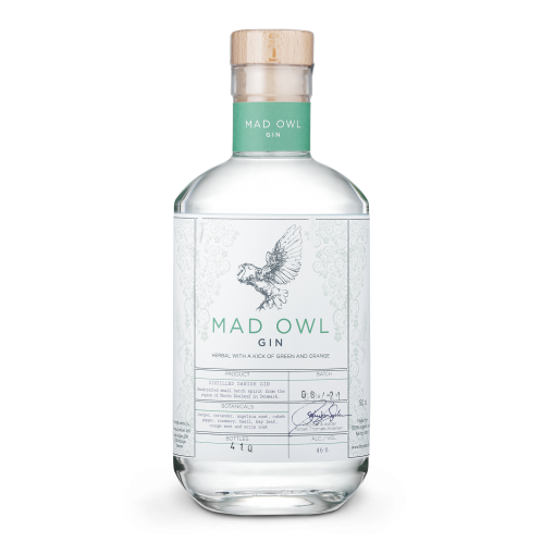 Mad Owl Gin Herbal - 46% ABV - 50 cl.