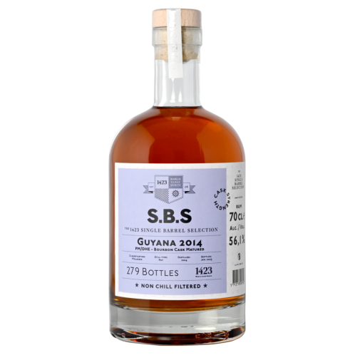 S.B.S Guyana 2014 PM/DHE 56,1% ABV 70 cl.